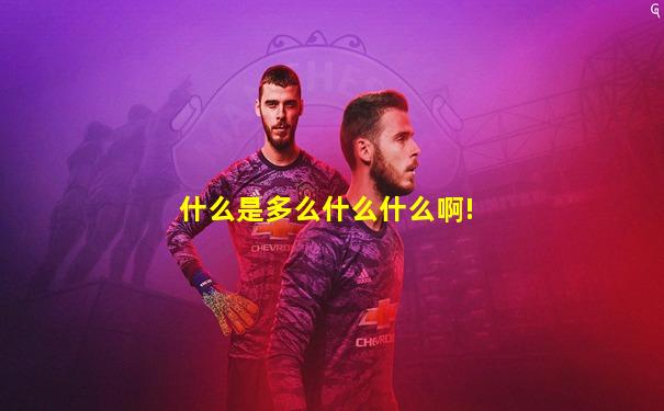 什么是多么什么什么啊!