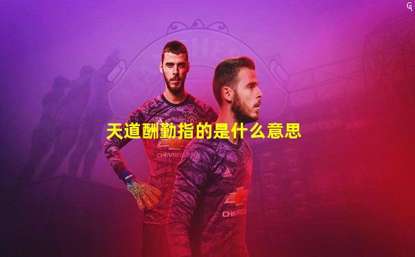 天道酬勤指的是什么意思