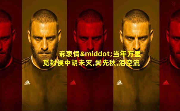 诉衷情·当年万里觅封侯中胡未灭,鬓先秋,泪空流的意思