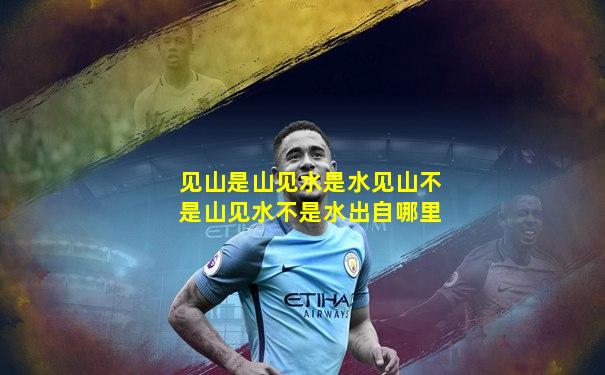 见山是山见水是水见山不是山见水不是水出自哪里